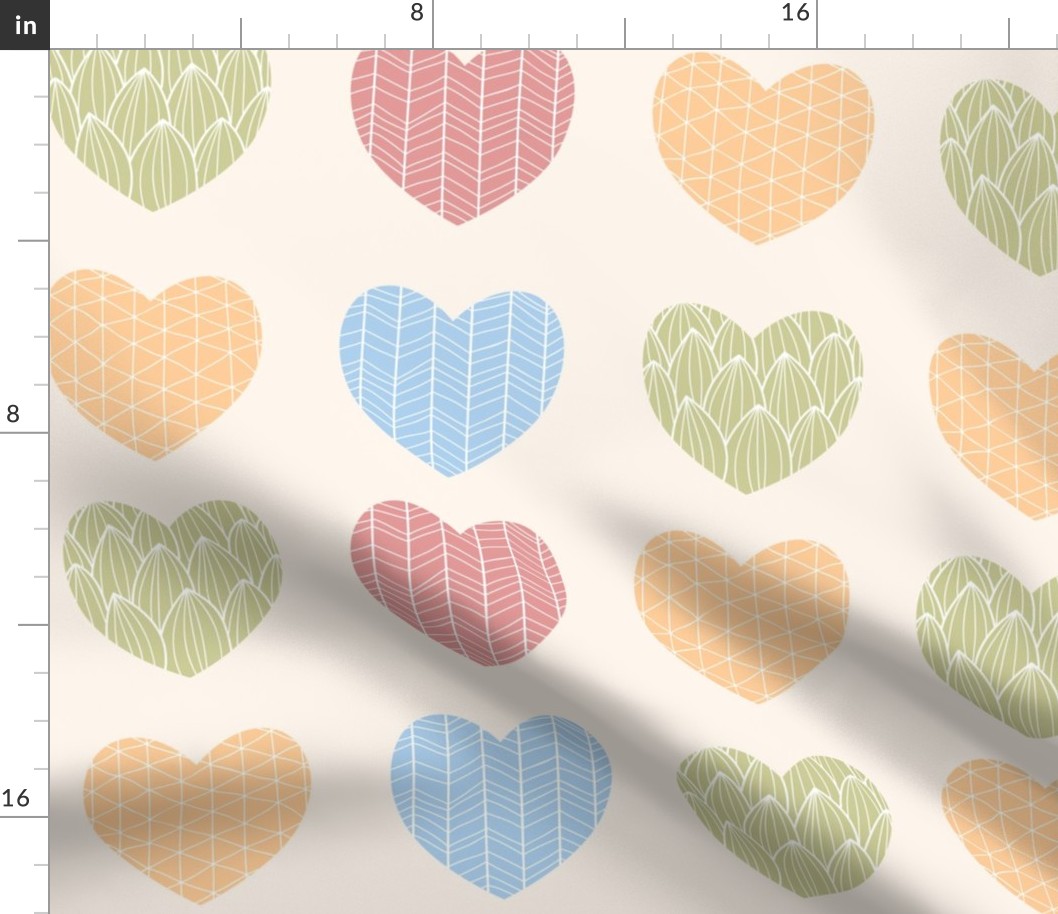 Ornamental heart pattern 01