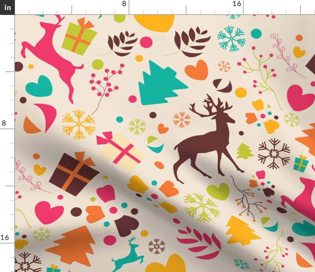 Christmas Reindeer Pattern 06