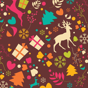 Christmas Reindeer Pattern 07