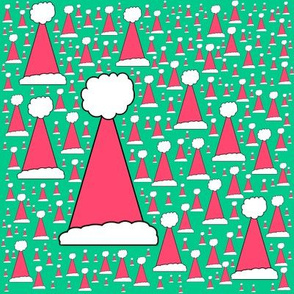 Forest of Santa Hats