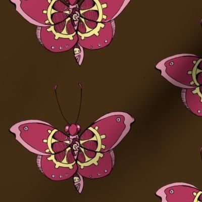 Clockwork Butterfly, Pink