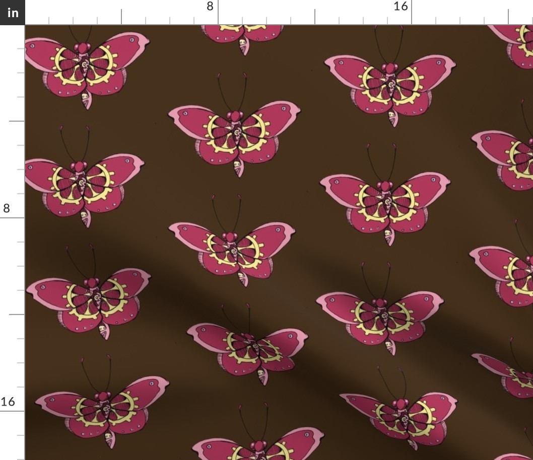 Clockwork Butterfly, Pink