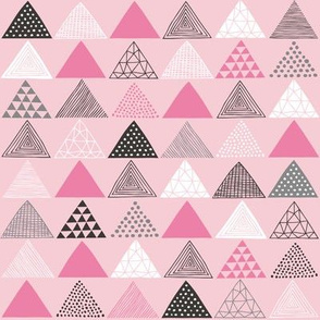 Triangles in Pink