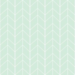 Small Arrow Chevron - Mint