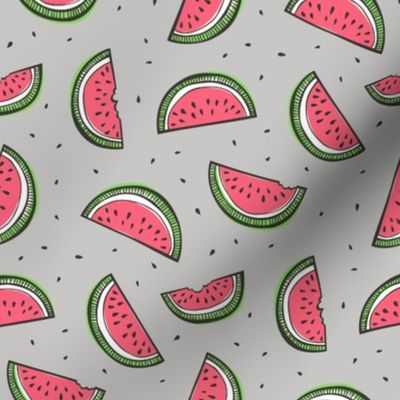 Watermelon on Grey
