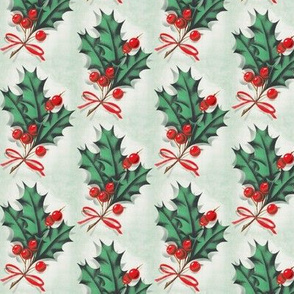 Vintage Christmas Holly