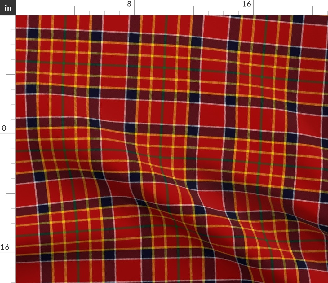 Hackston or Halkerston tartan, 1746, 6"