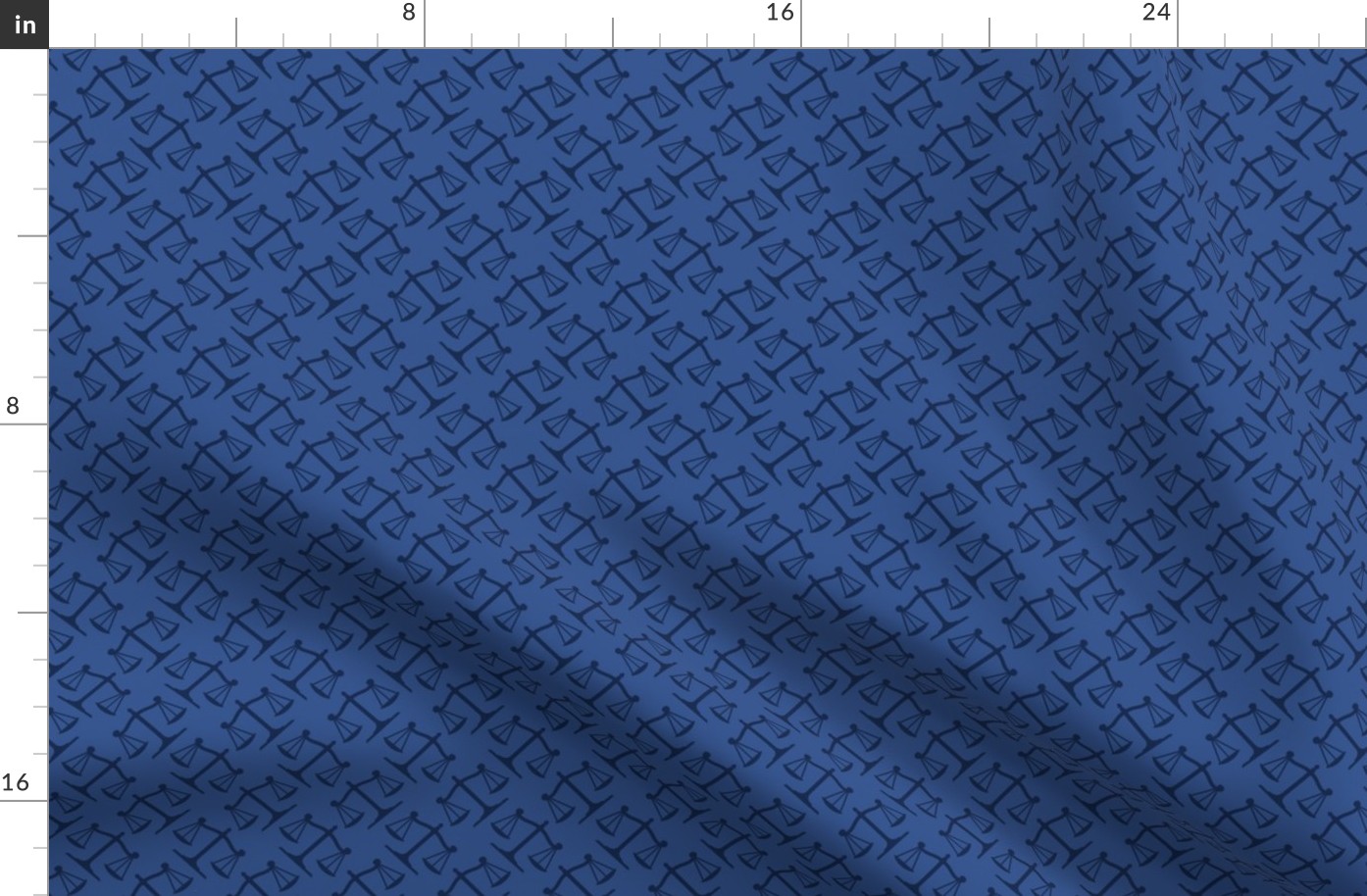 Scales of Justice Fabric for Lawyers