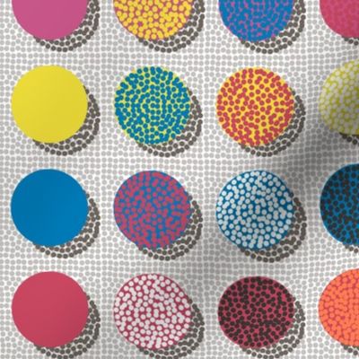 The point of Pointillism: a study in Spoonflower inks