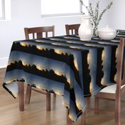 Aussie Outback Sunset Silhouettes - Large Scale Horizontal Stripess (Ref. 3330)