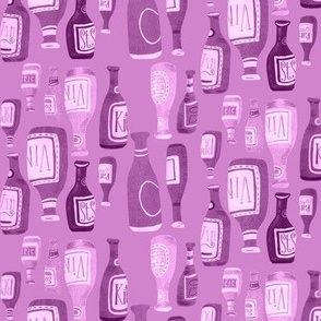 In Vino Veritas (pink monotone)