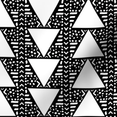 Tribal Triangles in Black + White