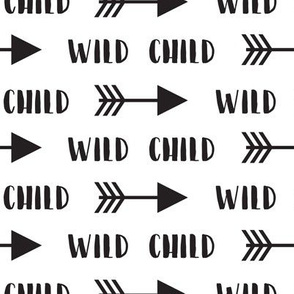 Wild Child Arrows in Black + White