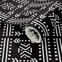 Mudcloth No.3 in Black + White