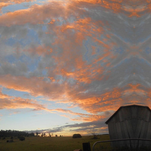 Reflections on the Edge of Dusk - Large ScaleHorizontal Stripes (Ref. 3583b)