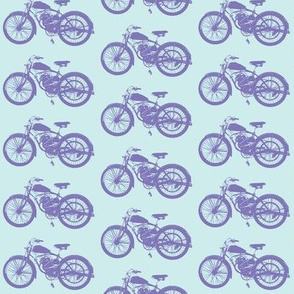 Purple Vintage Motorbikes