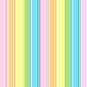  Spring Pastels Colorway - Stripes