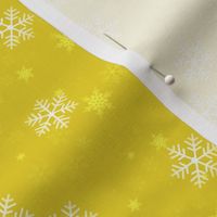 Snowflake Wrapping Paper - Yellow