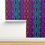 Rainbow Zebra Safari Animal Print Pattern