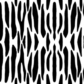 Zebra Black White Stripes Jungle Safari Animal Print