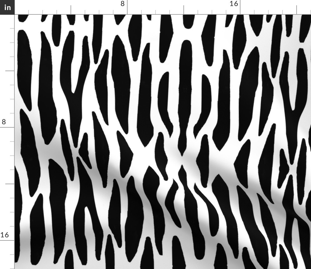 Zebra Black White Stripes Jungle Safari Animal Print