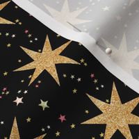 Christmas Stars (Black)