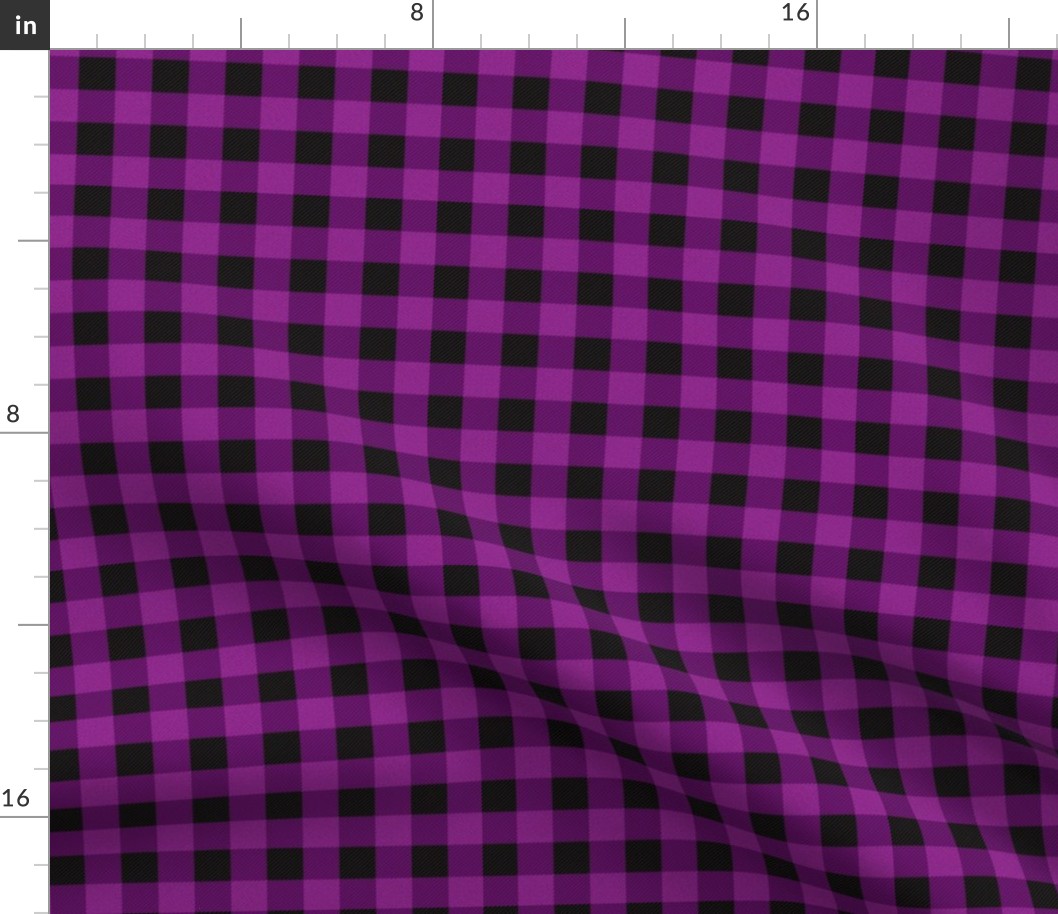 Purple Buffalo Plaid