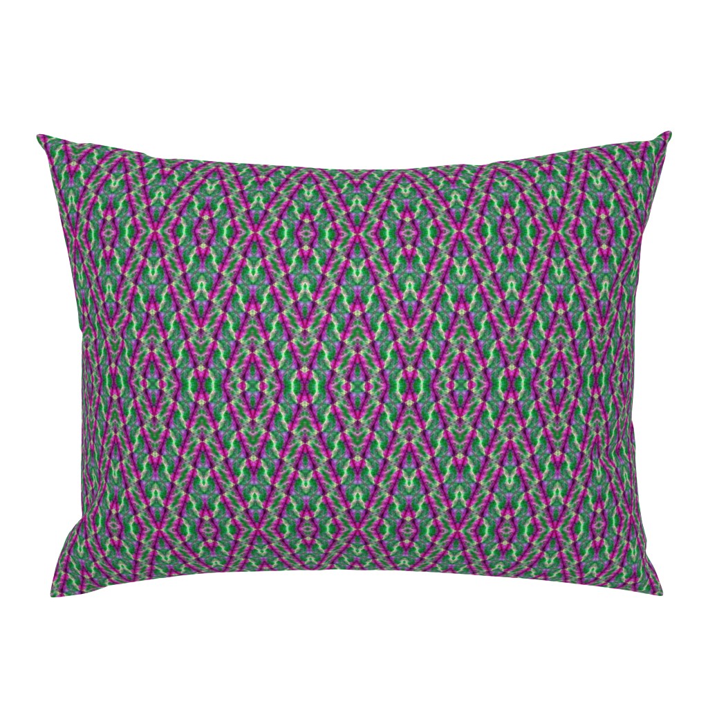 leaf chevron magenta