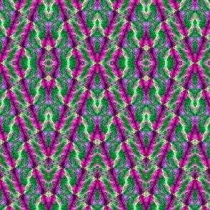 leaf chevron magenta