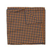 Orange and Blue Buffalo Plaid