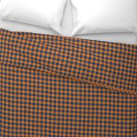 Orange and Blue Buffalo Plaid