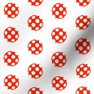 Holey Red Polka Dots