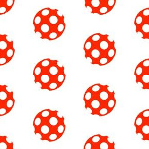 Holey Red Polka Dots