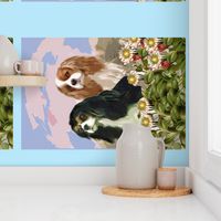 two cavaliers small blanket size