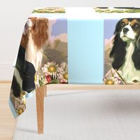 two cavaliers small blanket size