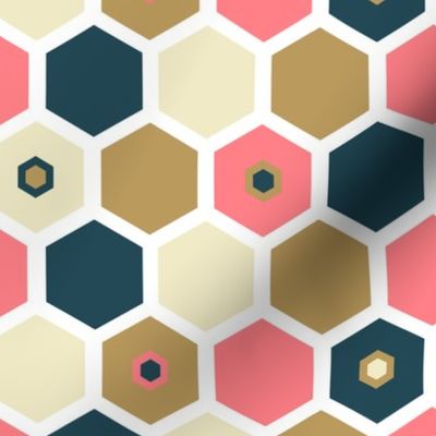 Hexagon Vanilla/Strawberry - Ice