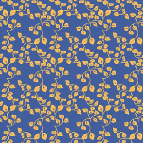 Yellow_Leave_on_Blue