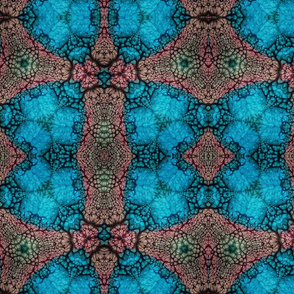 Brown and Blue Kaleidoscope