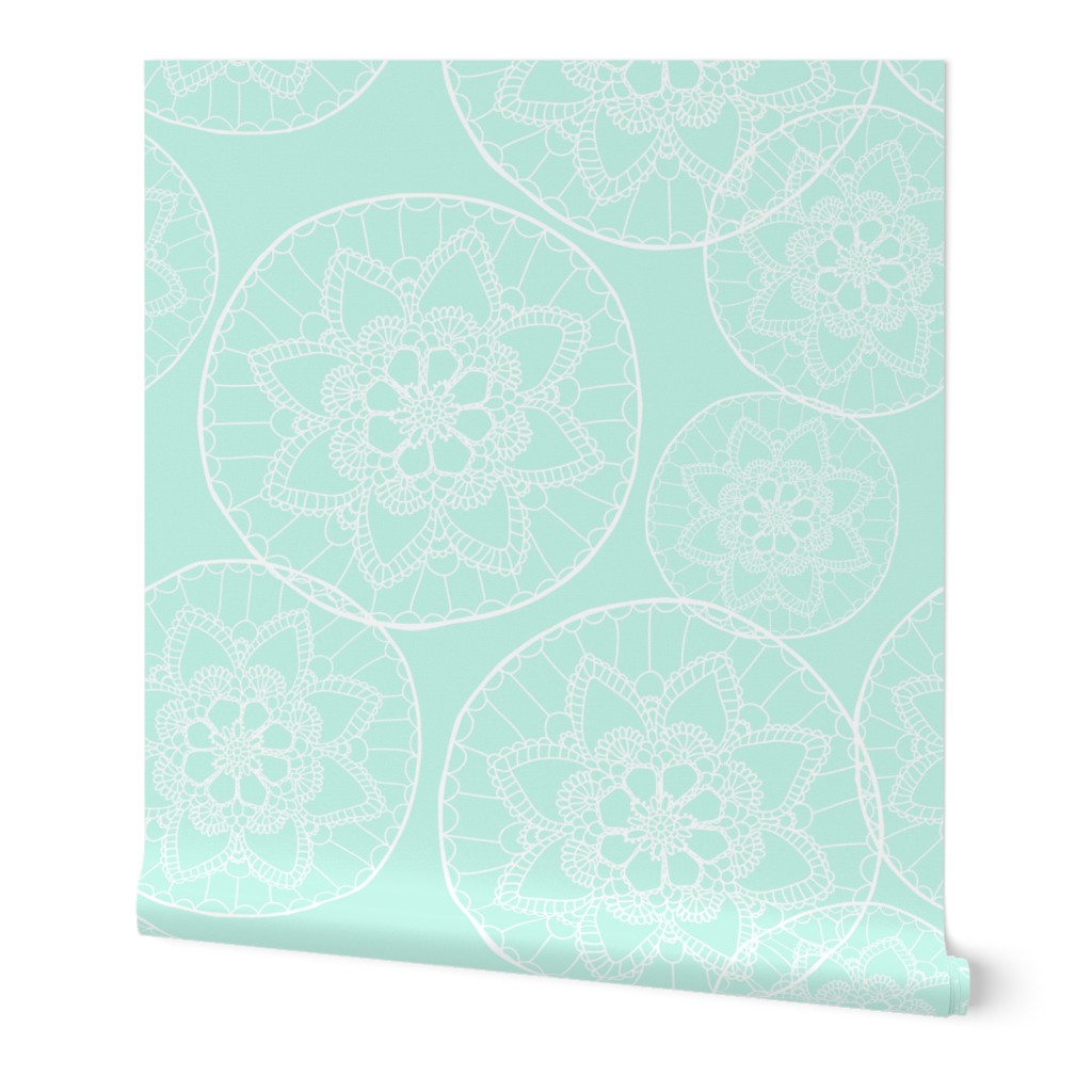 Mint doily