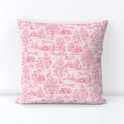 Baby Pink Reverse Greyhound Toile 