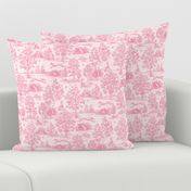 Baby Pink Reverse Greyhound Toile 