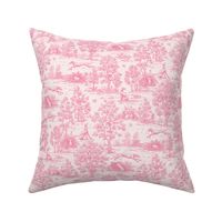 Baby Pink Reverse Greyhound Toile 