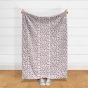 Pink Grey Gray Leopard Animal Print