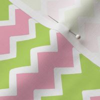 Pink Mint Green Chevron Baby Pastel