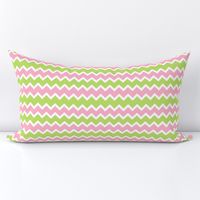 Pink Mint Green Chevron Baby Pastel