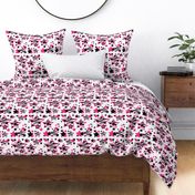 Hot Pink Zebra Star Animal Print Geometric Design