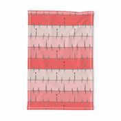 heartbeat in pink stripes
