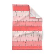 heartbeat in pink stripes