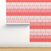 heartbeat in pink stripes