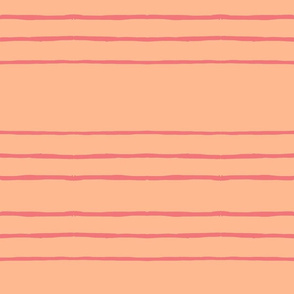 simple stripes peach